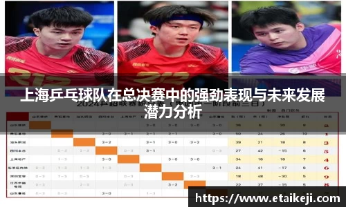 上海乒乓球队在总决赛中的强劲表现与未来发展潜力分析